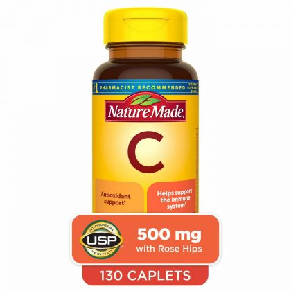 Viên Uống bổ sung Vitamin C Nature Made 500mg của Mỹ (130v)